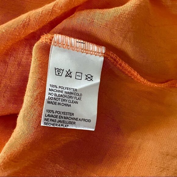 Urban Outfitters Out From Under Orange Breezy Slip Dress Size Medium - Picture 7 of 10